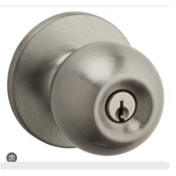 Weiser Regina Safe Lock Keyed Entry Door Locks, Lot of 2