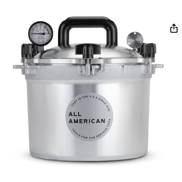 All American Model 910 10.5-Quart Cast Aluminum Pressure Cooker/Canner