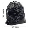Image 1 : MDF Trash Bags 35×50 Size Black, Pack of 125