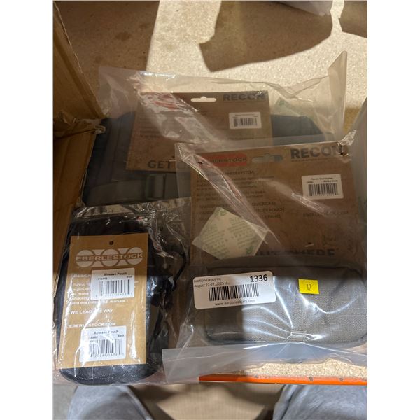 Lot of Eberlestock Recon Modular Harness System Quickcase,  Handwarmer and Airwave Pouch Set