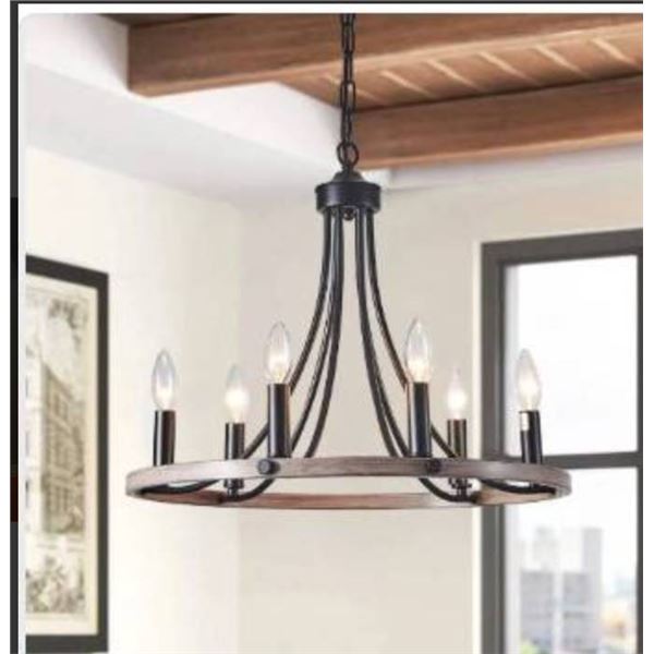 Wagon Wheel Chandelier For Living Room Or Kitchen