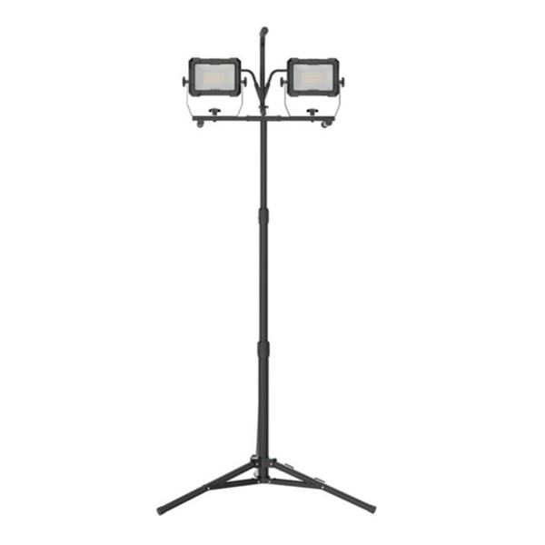 Rona Dual Head LED Tripod Work Light With 100W Black