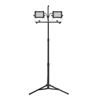 Image 1 : Rona Dual Head LED Tripod Work Light With 100W Black