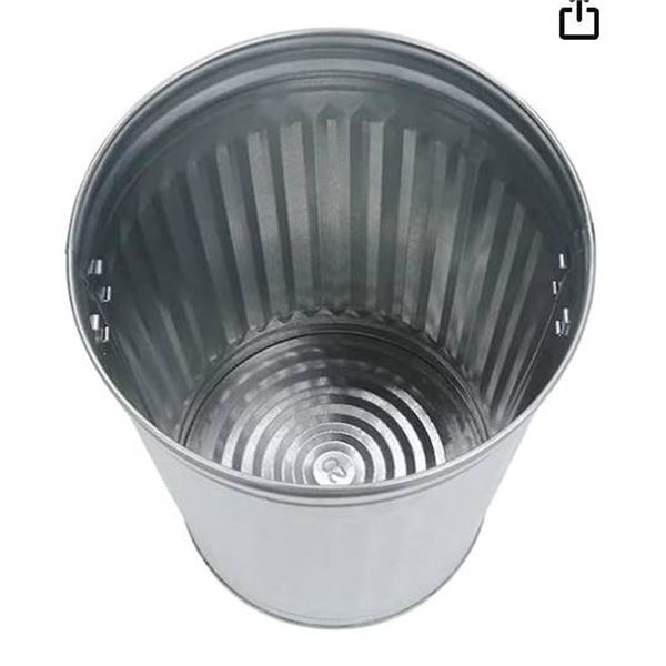 GW Metal 12063 20-Gallon Garbage Can 17″x28″ NO LID