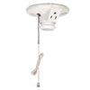 Image 1 : Eaton 667-BX-LW Porcelain Lampholder With Pull Chain Switch and Outlet Lot of 3