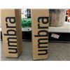 Image 4 : Lot of 2 Umbra Sita Curtain Rods, Adjustable 72-144 Inches (183-366 cm)
