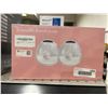 Image 2 : Wearable Breast Pump with Dual Units in Pink