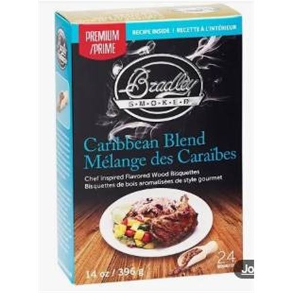 Bradley Smoker Caribbean Blend Bisquettes 1.6 lb 48 Count