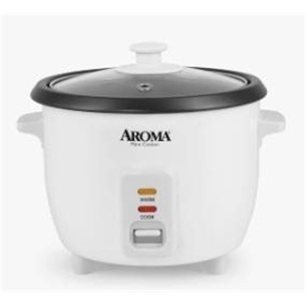 Aroma 6-Cup Rice and Grain Cooker with a 1.5-Quart Capacity