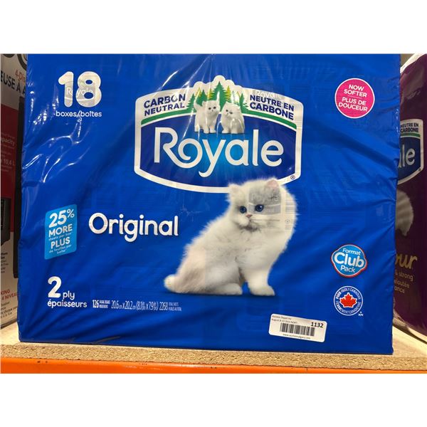 Royale 2-Ply Facial Tissue 18 Boxes