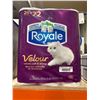 Image 1 : Royale Velour Toilet Paper 24 Rolls, 2-Ply, 550 g