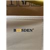 Image 3 : Bosden Folding Chair Set of 2 with Gold Frame and Beige Seat