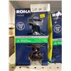 Image 3 : RONA Gemma Matte Black Hall Closet Door Handles – Lot of 2