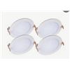 Image 1 : Halo 6-Inch Canless LED Downlight, Lot of 4