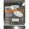 Image 2 : Halo 6-Inch Canless LED Downlight, Lot of 4