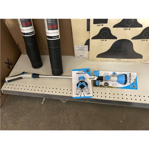 Pro Flow Twin Tap Connector And Shower Spray Wand