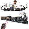 Image 1 : R/C Rail Steam Train Set with 2.4GHz Remote Control for Ages 3+