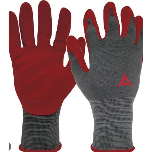 Hand Crew Foam Latex Coated Gloves size L 14 Pack
