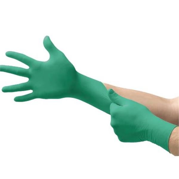 Ansell TouchNTuff 92-600 Nitrile Gloves, Size Small (6.5-7), Chemical Resistant