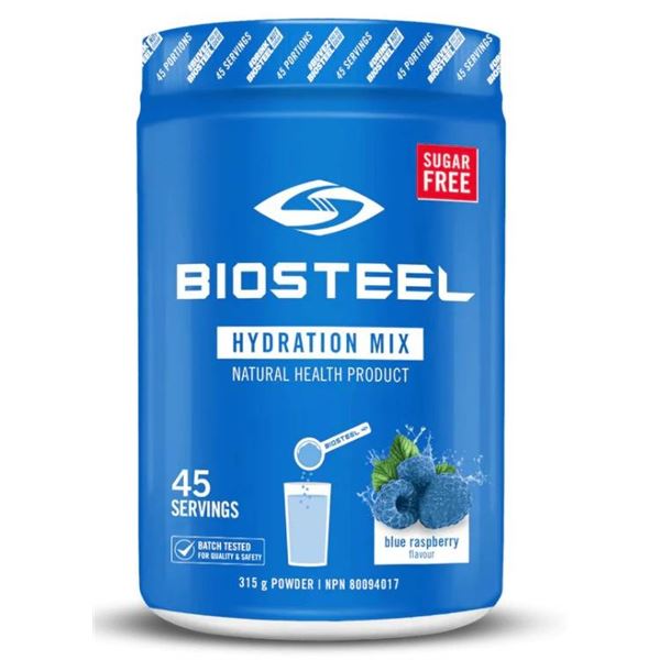 Biosteel Hydration Mix Blue Raspberry Flavor 315 g Powder with 45 Servings
