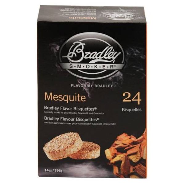 Bradley Smokers Mesquite Flavor Bisquettes 14 oz, 24 Pieces