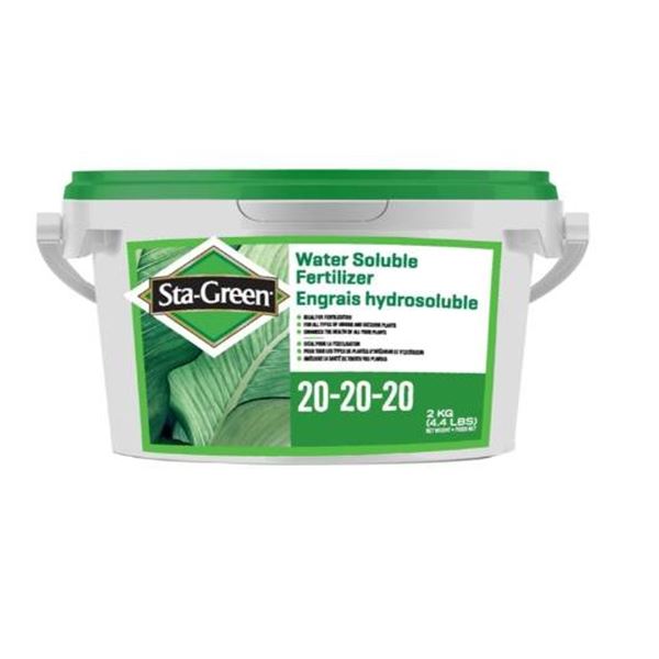 Sta-Green Water Soluble Fertilizer 20-20-20, 2 KG