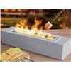 Image 1 : Voguad Rectangular Tabletop Fire Pit With Smokeless Bioethanol Fuel
