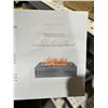 Image 2 : Voguad Rectangular Tabletop Fire Pit With Smokeless Bioethanol Fuel