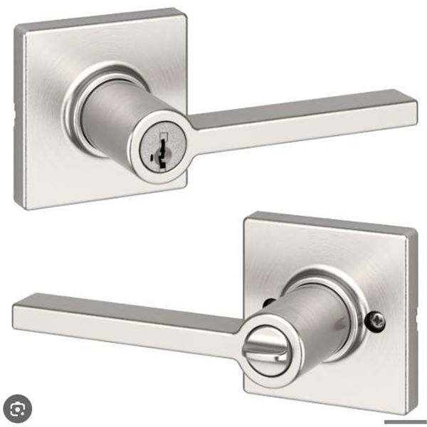 Weiser Elements Keyed Entry Lockset in Satin Nickel