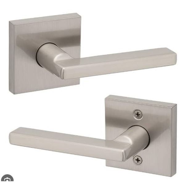 Weiser Safe Lock Passage Door Handle Set – Lot of 3