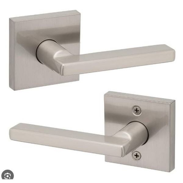 Weiser Safe Lock Passage Door Handle Set – Lot of 3