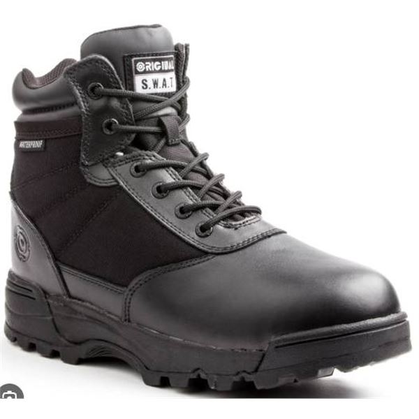Original S.W.A.T. Classic 6-Inch Waterproof Safety Toe Boots, Size 11 USA