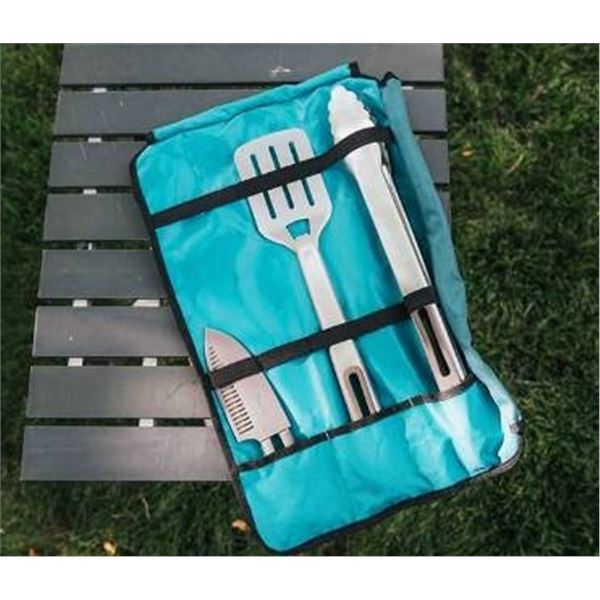 BioLite Prep & Grill Toolkit 4-Piece Grilling Kit With Storage Mat