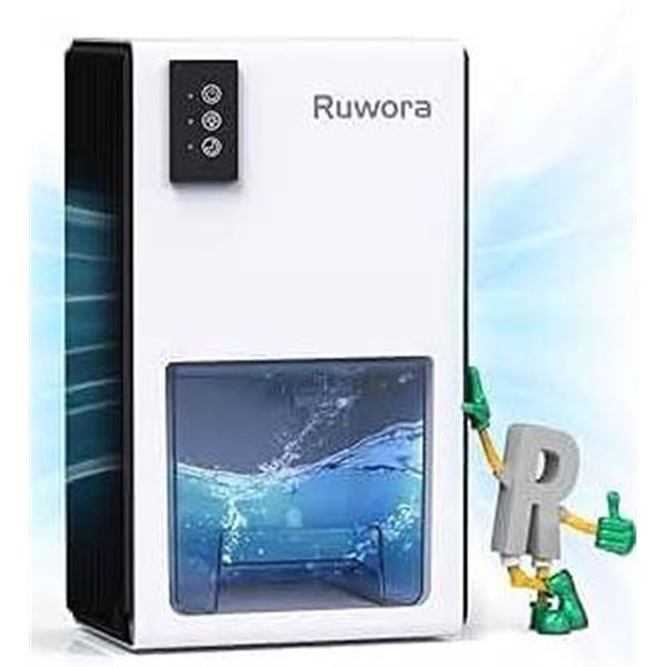Ruwora Dehumidifier for Bedroom, 2500ml Capacity, LED Light
