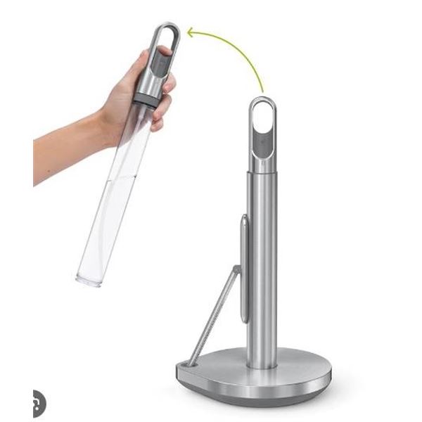 Simplehuman Stainless Steel Paper Towel Pump with Integrated Spray Pump