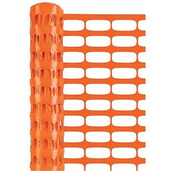 DH Line 1.22m x 15m Reusable Orange Plastic Fence, 4’x50′