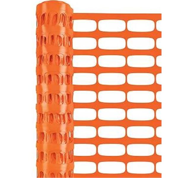 DH Line Orange Plastic Fence, 1.22m x 15m (4 ft x 50 ft)