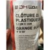Image 3 : DH Line Orange Plastic Fence, 1.22m x 15m (4 ft x 50 ft)