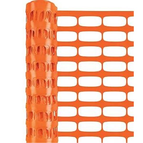 DH Line Orange Plastic Fence, 1.22m x 15m (4′ x 50′)