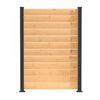 Image 1 : HOFT Privacy Screens And Fences Kit A6 – 6 ft. Aluminum Black, 2 End Posts