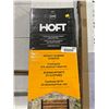 Image 2 : HOFT Privacy Screens And Fences Kit A6 – 6 ft. Aluminum Black, 2 End Posts