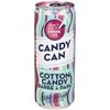 Image 1 : Candy Can Cotton Candy Zero Sugar Soft Drinks, 12 x 330ml Cans