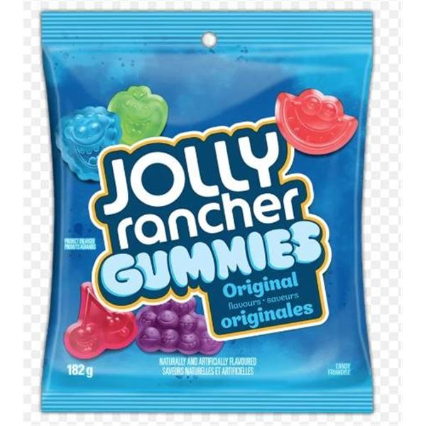 Jolly Rancher Gummies Original Flavours 182g Pack of 10