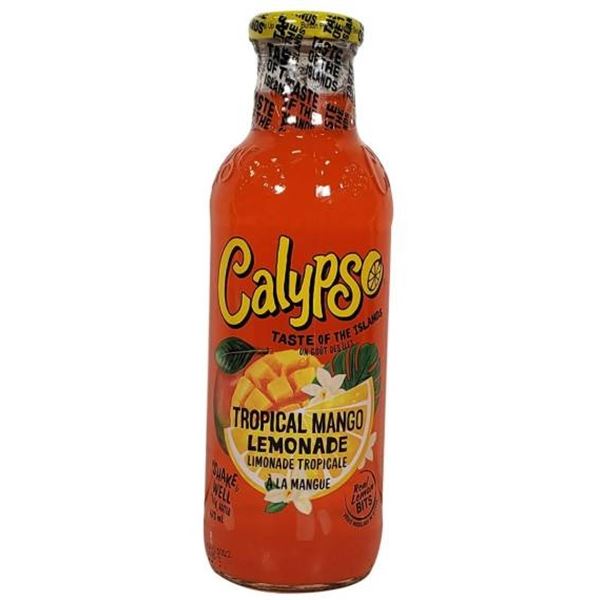 Calypso Tropical Mango Lemonade 12 x 473 mL Bottles