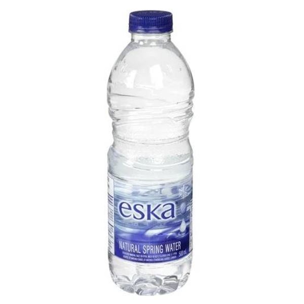 Eska 100 Percent Spring Water, 12 Bottles x 500mL Each