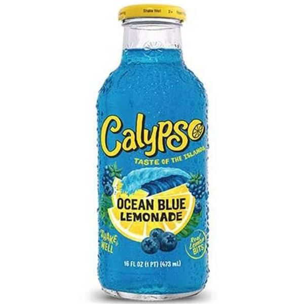 Calypso Ocean Blue Lemonade 473mL x 11 Bottles