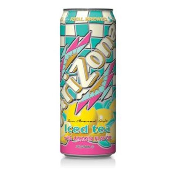 Case of 24 Arizona Iced Tea – Lemon Flavour 23oz Cans