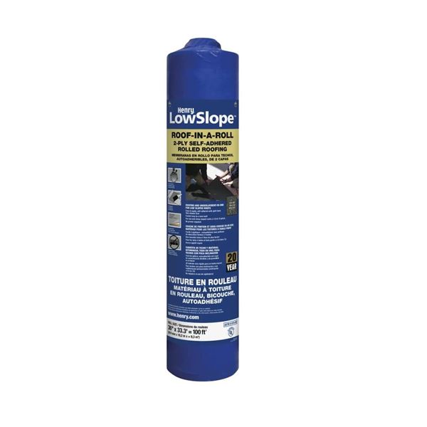 Henry LowSlope  2-Ply Self-Adhered Rolled Roofing-107 sq ft/roll