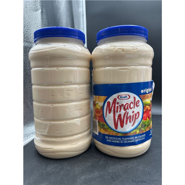 Kraft Miracle Whip Spread 1.77L Jars (2-Pack)