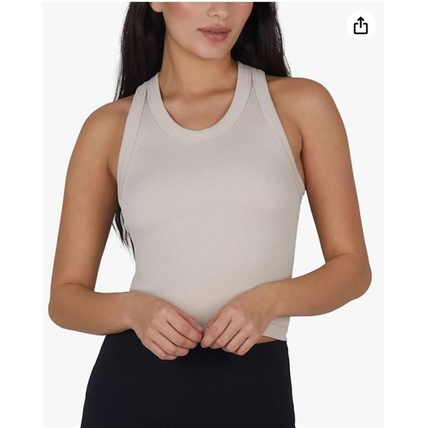 Reflex L/G 3-Pack Ribbed Seamless Tank Tops, Moisture Wicking